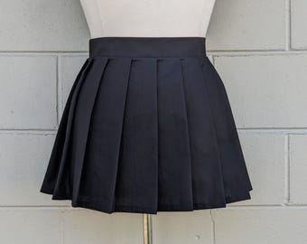 Anime Cosplay Pleat Skirt- School Girl Skirt - Japanese Anime Cosplay School Uniform Skirt - Available in Any Color and Size