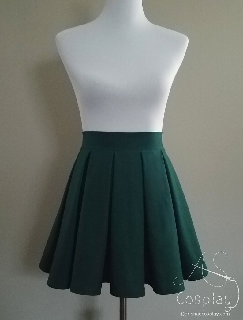 Box Pleat Mini Skirt Any Color or Size Large Full Pleats - Etsy