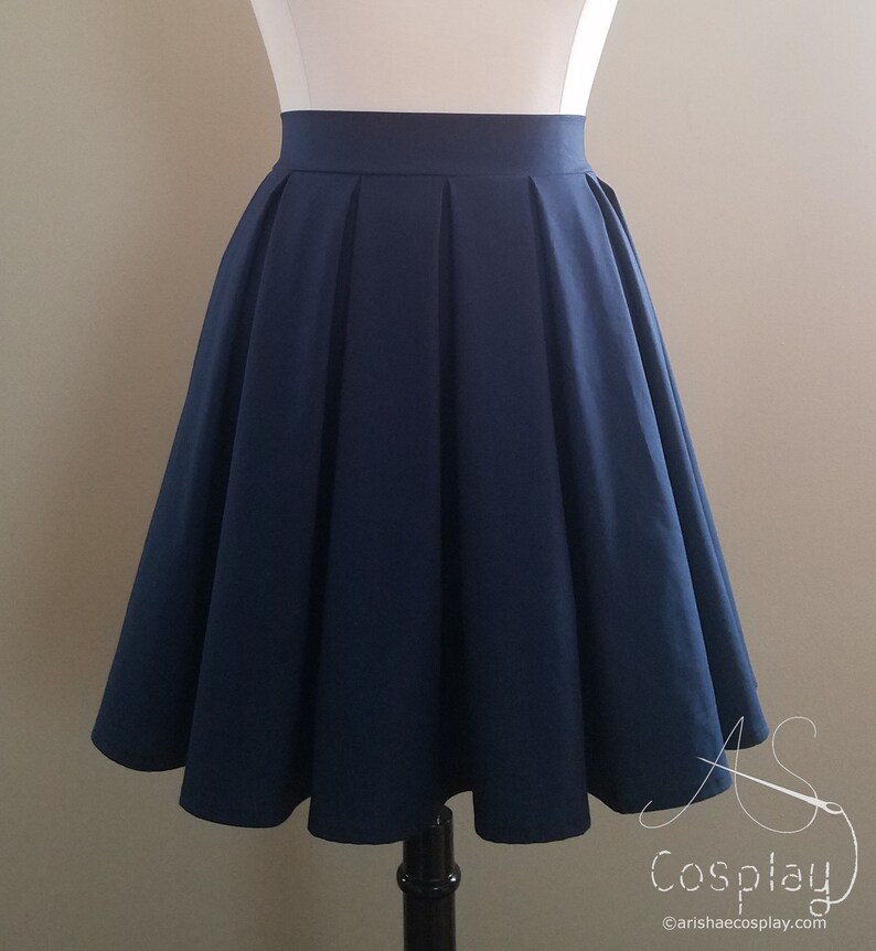 Custom Box Pleat Skirt From 17 to 20 Inches Long Any Size Etsy