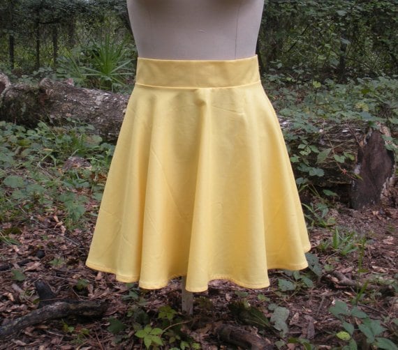 Custom Full Circle Skirt Any Size/Any Color Circle Skirt Kleding Dameskleding Rokken High Waist Above-the-Knee Skirt Skater Skirt Cotton Mini Skirt 