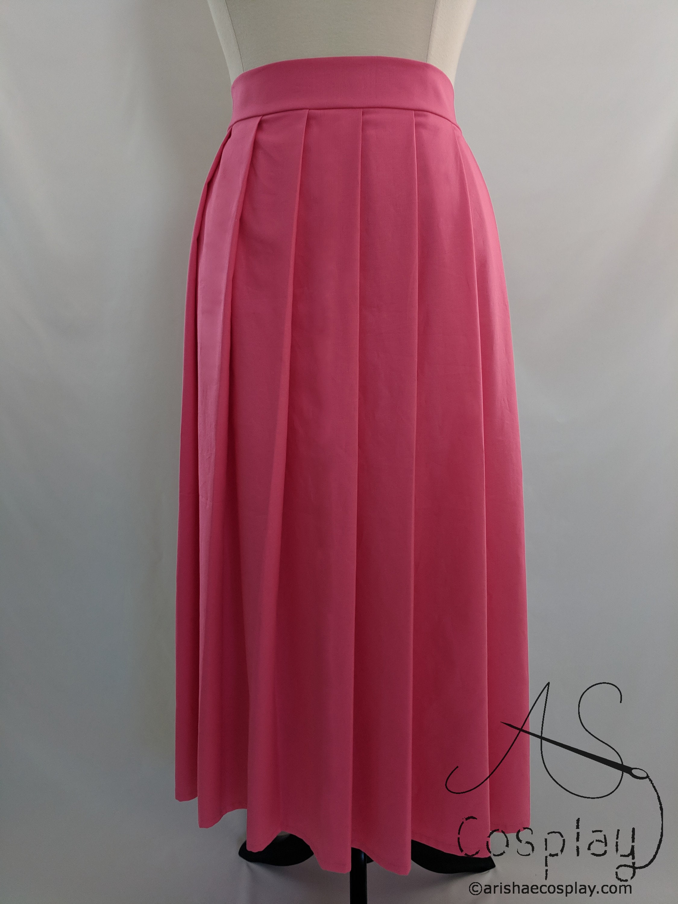 【INCHANT ME】[Setup Available] Pin Pleated Long Skirt Short pleated skirt Black / Gray For Women | Maje