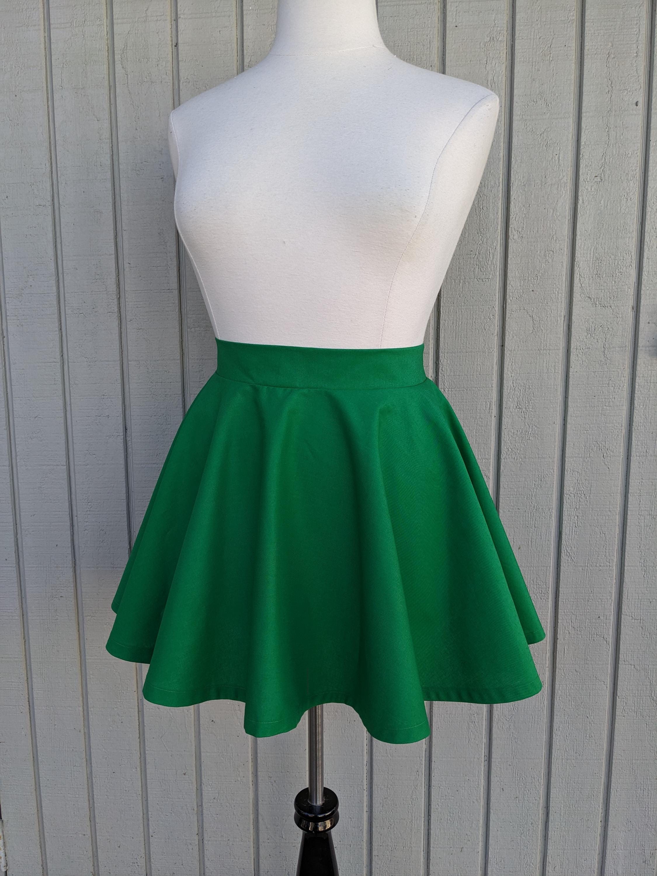 kelly green skater dress Clover Skirt for Saint Patrick's Day or Any Occasion - All Sizes Available 080626MD-70%