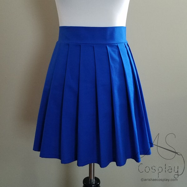 School Uniform Skirt - Custom Knife Pleat Skirt - Any Size from Petite to Plus Size - Lengths 17" to 22" - School Girl Pleated Skirt