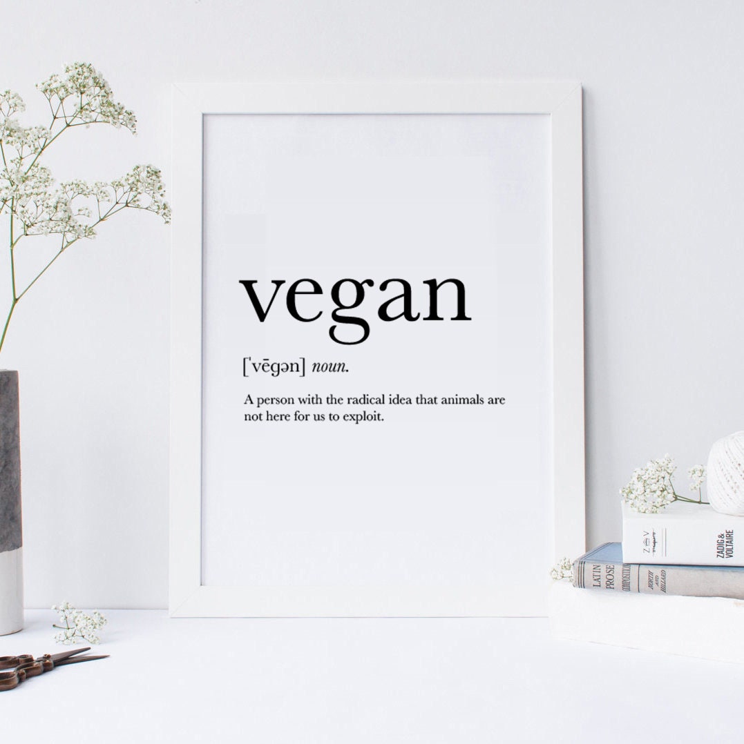 Vegan Meaning Funny Vegan Poster Vegan Definition Vegan Wal Etsy Vegan Meaning Funny Vegan Poster Vegan Definition Vegan Wal Etsy