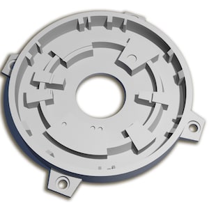 Star Wars inspirierte Droid Wähler (Droid Sockel, Droid-Anschluss, Droid-interface) Greeble STL-Datei