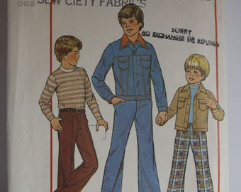 Simplicity 7859 Vintage/retro jacket and jeans pattern