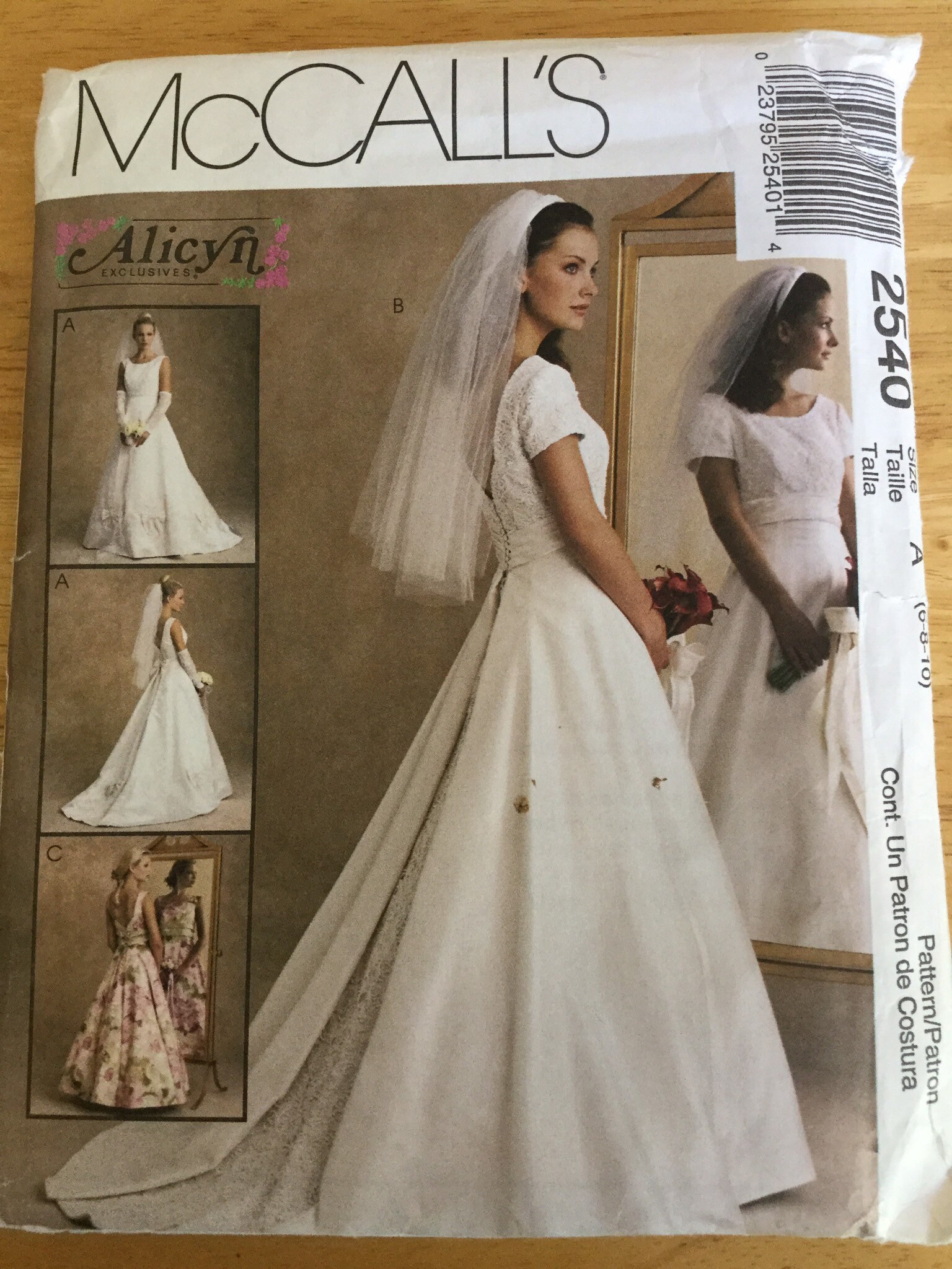 Mccalls Alicyn Wedding Dress Pattern Sizes 6 8 10 Etsy