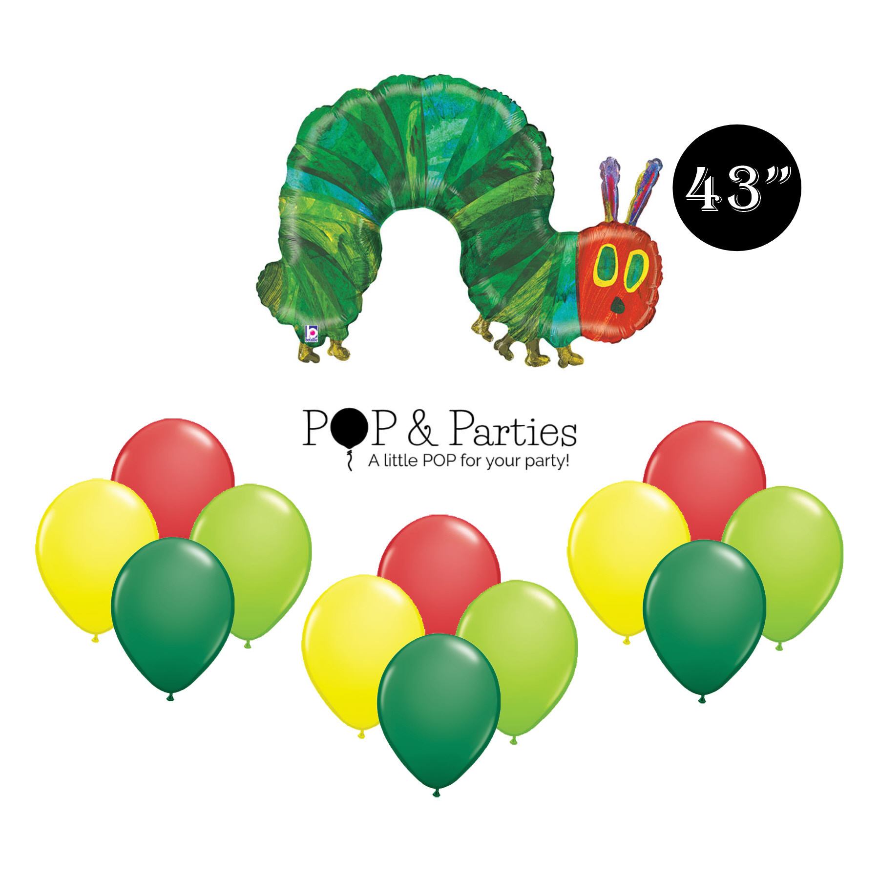 The very hungry caterpillar party favors lot of 10 necklaces necklace