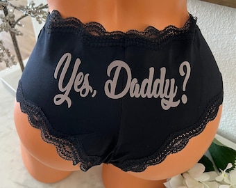 Yes, Daddy personalized panties FAST SHIPPING, clothing, Womens clothing, lingerie, panties