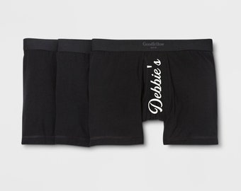 Personalize these Boxers with your name on the fly - Gift for Him - Boyfriend Gift - Husband Gift - Anniversary Gift - Valentine's Day Gift