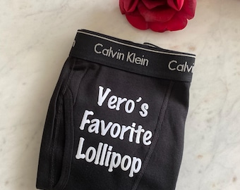 Custom Boxer Briefs - Personalized Favorite Lollipop