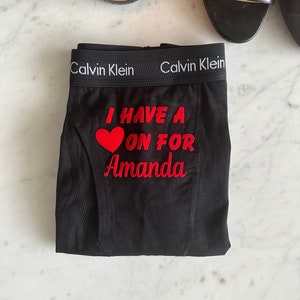Personalized calvin klein boxers cheap