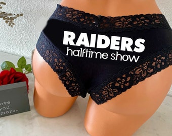 I'll Be Your Halftime Show black Victoria Secret All Cotton Cheeky Panty * FAST SHIPPING * Football Panties, Good luck Panties