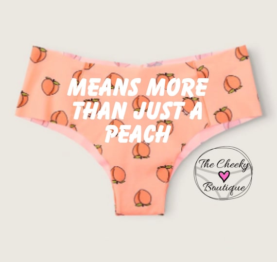 Means More Than Just a Peach NEW Personalized Peach Panties