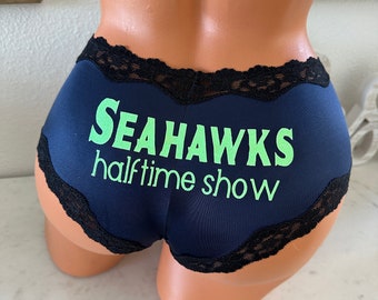 I'll Be Your Halftime Show blue Cheeky Panty * FAST SHIPPING * Football Panties, Good luck Panties, Black Friday Sale