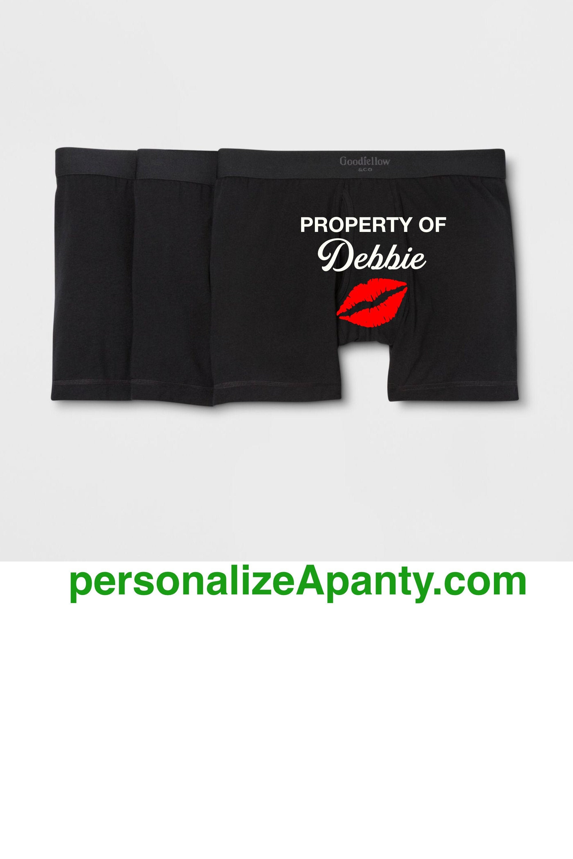 Personalized Property Of Men's Boxer Briefs