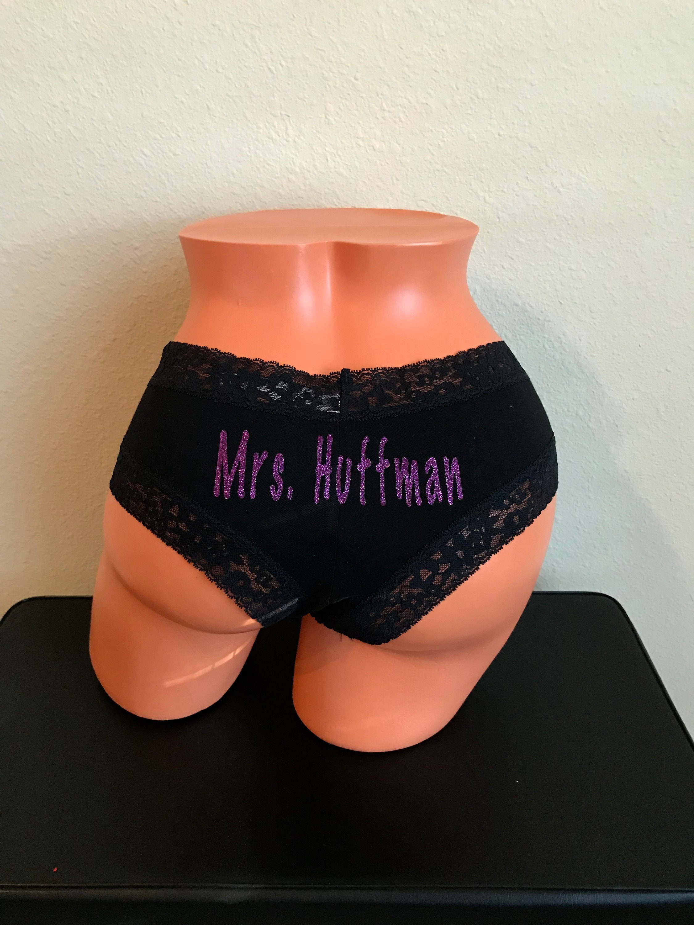 Mrs. Custom Underwear Victorias Secret Personalized Panties Bridal  Underwear Bachelorette Panties Anniversary Panties 