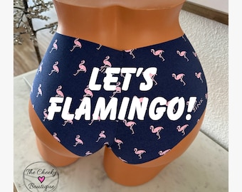 Let's Flamingo authentic Victoria Secret No Show Cheekster Panty *FAST SHIPPING* Personalized Panties