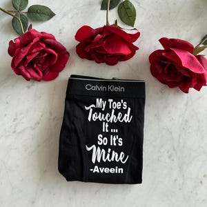 Personalized Black Boxer Briefs: Funny Underwear Gift