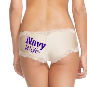Navy Wife Custom Panties