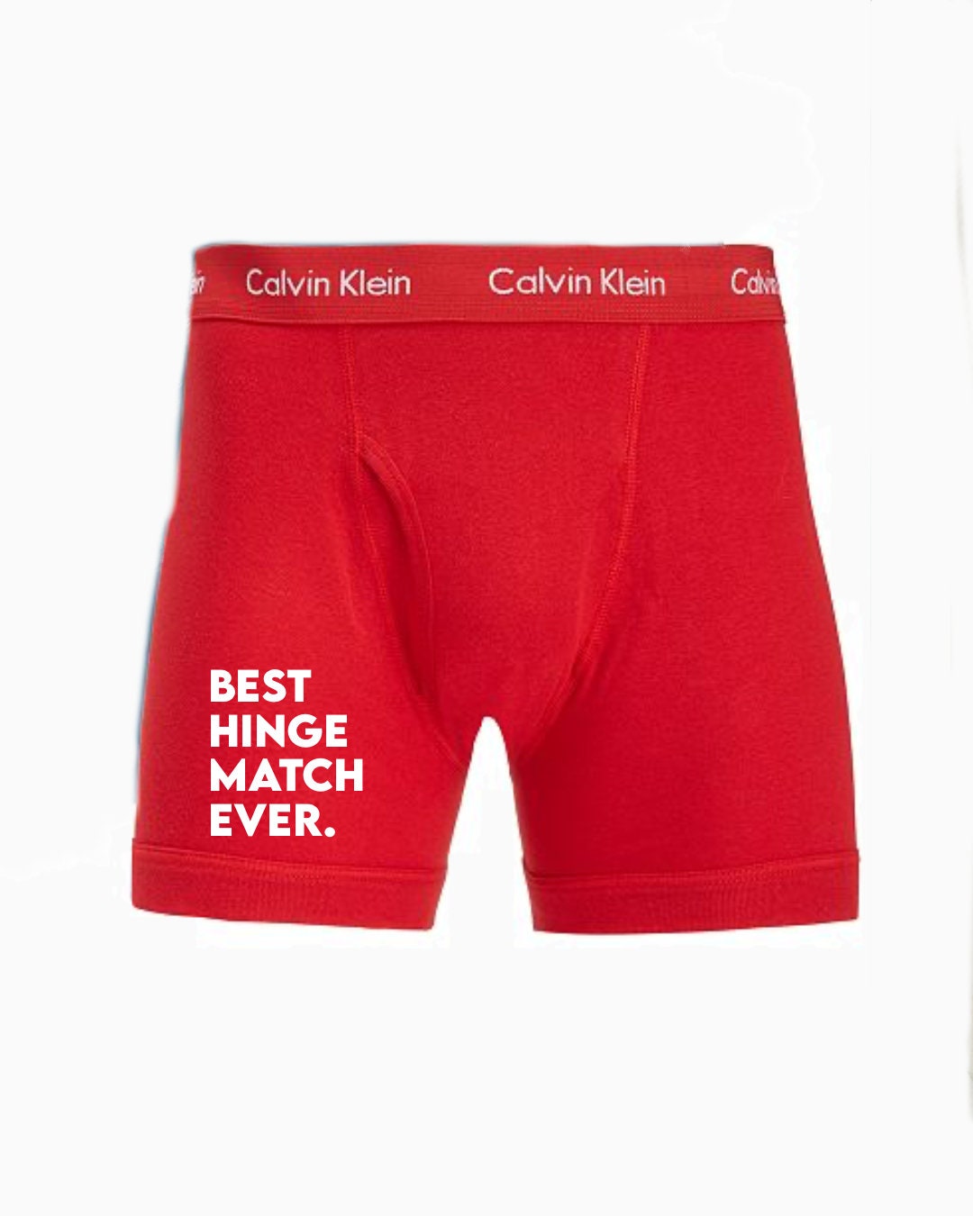 Best Hinge Match Ever Red Calvin Klein Boxer Brief, Fast Shipping, Birthday  Gift, Cotton Anniversary, Personalized Underwear,  Sale -  Canada