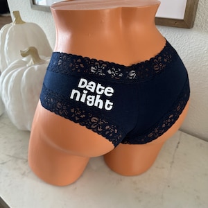 Personalized Lace Waist Panties: Victoria Secret Cotton Cheeky Panty