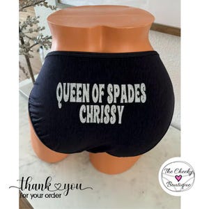 Queen of Spades Vanity Fair String Bikini custom Panties