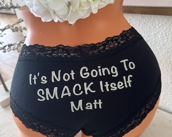 Personalized Panties: Bachelorette, Anniversary, Bridal Shower Gift