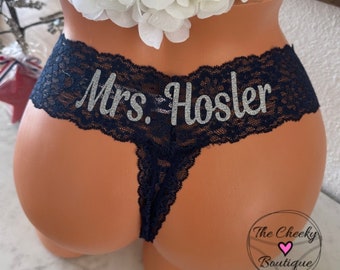 MRS custom thong Panties, Victorias Secret brand and FAST SHIPPING