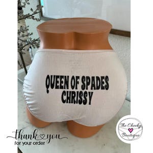 Queen of Spades Vanity Fair String Bikini Panty * FAST SHIPPING * Plus Size Options XS-4X