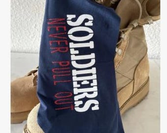 Soldiers Never Pull Out blue no show authentic Victoria Secret Cheeky Panty  *FAST SHIPPING* Military Wife, Girlfriend, Support Your Soldier