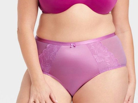 Personalized Plus Size Pink Underwear with your own words Fast