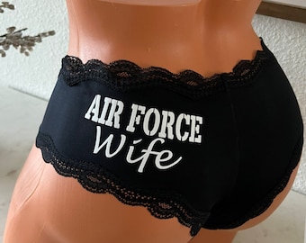 Air Force Wife Custom Panties * FAST SHIPPING * Plus Size Options Available