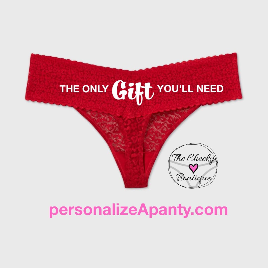 You light me up like a Christmas Tree Red Victoria Secret personalized  panties | FAST SHIPPING | Christmas Lingerie | Stocking Stuffer Idea