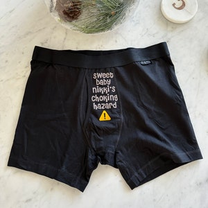 Choking hazard Mens Custom Boxer Briefs