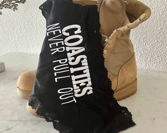 Custom Panties - Coasties Never Pull Out Panties * FAST SHIPPING * Plus Size Options Available