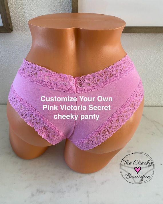 Personalized Victoria Secret Pink Cheeky Panties, Bachelorette