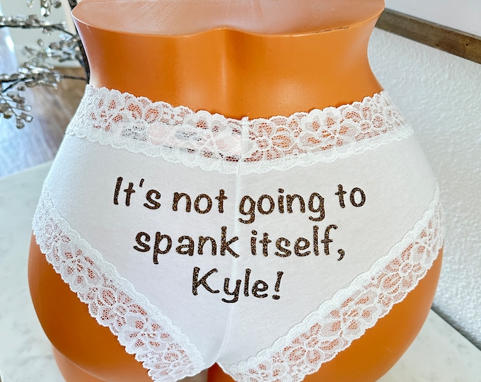 Featured listing image: Personalized Panties: Funny Bachelorette Bridal Shower Gift