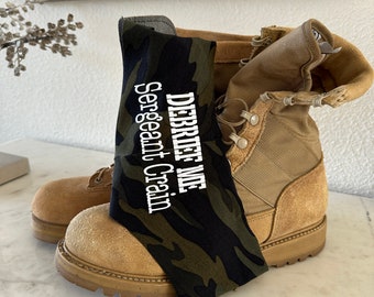 Debrief Me Personalized Military Rank and Name camouflage Victoria Secret No Show Cheeky Panty - *FAST SHIPPING* | Military lingerie