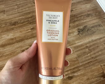 New Victorias Secret Pineapple and Shea Butter Gradual Tanning Lotion 6.7 oz 200ml