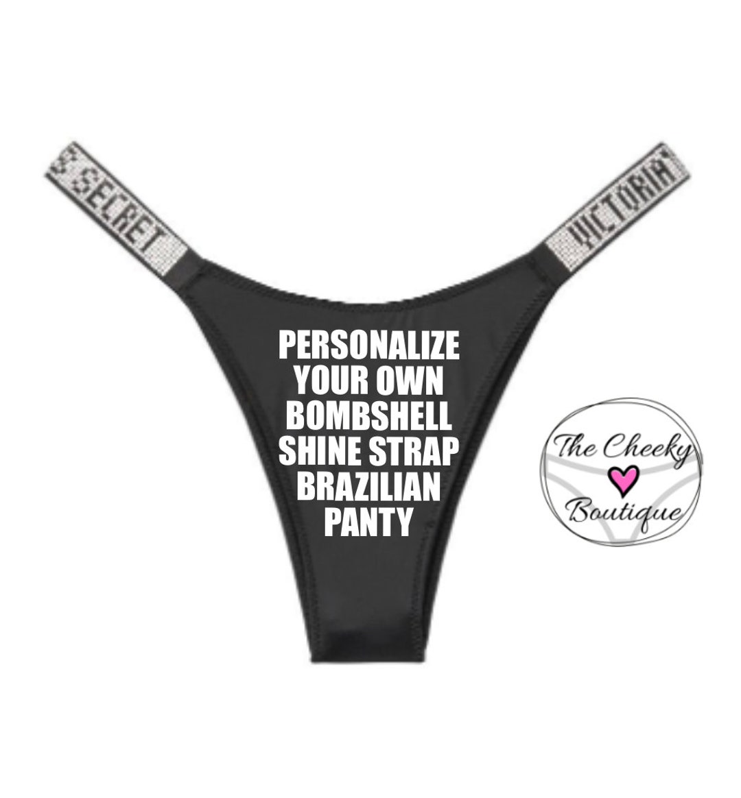 Slip brasiliano personalizzato Victoria's Secret Bombshell