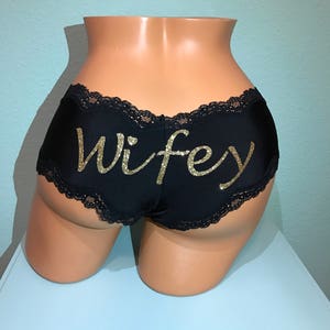Personalized Panties, Personalized Lingerie, Bride Panties, Bridal Shower Gift, Mrs Panties, Custom Underwear, Honeymoon, Bachelorette
