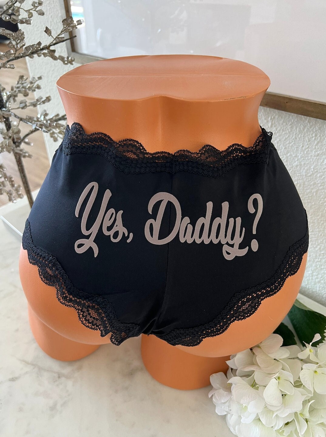 Yes, Daddy personalized panties FAST SHIPPING, clothing, Womens clothing,  lingerie, panties