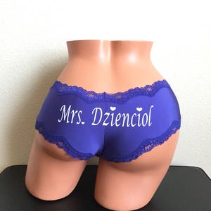 Brides Something Blue Custom Underwear / FAST SHIPPING