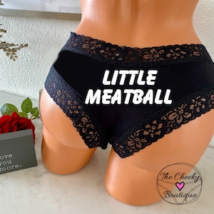 Little Meatball Autêntica Victoria Secret Preta toda roupa íntima de algodão * ENVIO RÁPIDO *