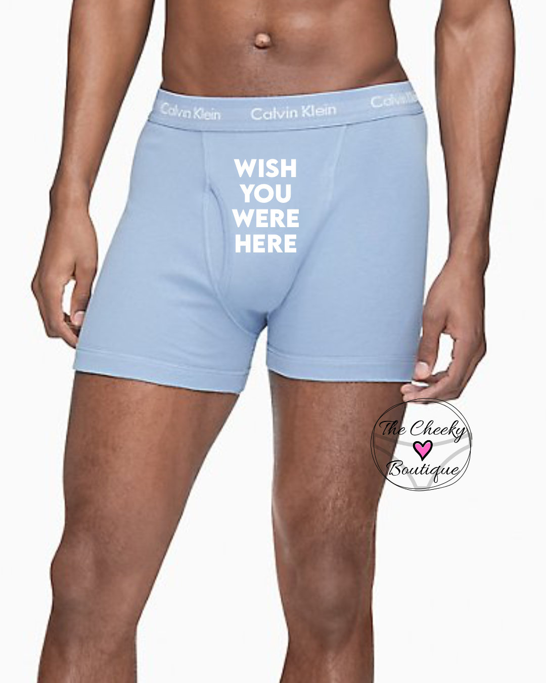 sensatie Haalbaarheid Evaluatie Wish you were here Light Blue Calvin Klein Boxer Briefs, Fast Shipping,  Clothing, Mens Clothing, Underwear, Boxer Briefs, Etsy Sale