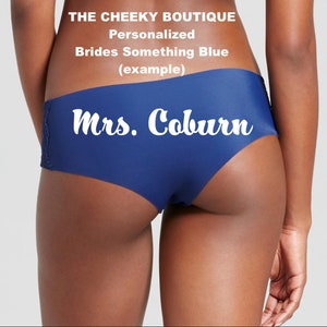 Personalized Panties, Personalized Lingerie, Bride Panties, Bridal Shower Gift, Mrs Panties, Custom Underwear, Honeymoon, Bachelorette Gift