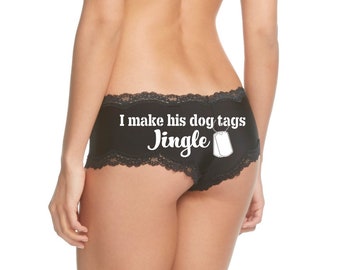 I make his dog tags jingle custom underwear * FAST SHIPPING * Army | Navy | Marines | Air Force | Coast Guard | NEW Plus Size Options