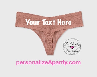 Plus Size Thong Panties