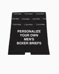 Personalized Calvin Klein Men's Boxer Briefs, Cotton Anniversary Gift